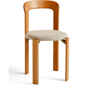 мягкое сиденье для кресла обитое тканью золотистого цвета