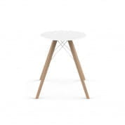 Faz wood dining table ø60x74 стол, Vondom