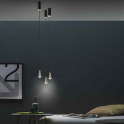 04701ANDHXXXX Elesi luce Iconic SP S LED подвесной светодиодный светильник алюминий; чёрный