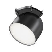 подвесной светильник с матовым цилиндрическим плафоном черного цвета