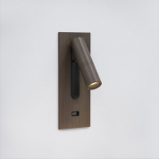 светильник для чтения бронзовый с USB