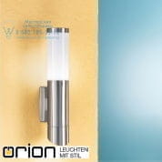 Уличный настенный светильник Orion Pleno AL 11-1095/2 Edelstahl