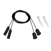 042735 Arlight Подвес ARL-S-2x2m Set BLACK (Pad 9x2mm)
