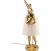 52523 Настольная лампа Animal Rabbit Gold/White 88cm Kare Design