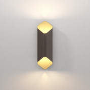 настенный светильник геометрической формы бронза с золотыми вставками