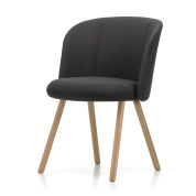 4055737331916 Mikado Vitra Стул обеденный тёмно-серый