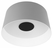 накладной потолочный светильник с широким рассеивателем цилиндрической формы