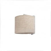 62705 SAHARA Chrome/linen wall lamp настенный светильник Faro barcelona