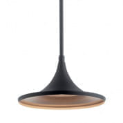 Elias LED 3000K 11" Pendant Textured Black уличный подвесной светильник 59030BKTLED Kichler