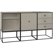 71077-001568 Audo Copenhagen Frame 49 Trio Sideboard With, Sand