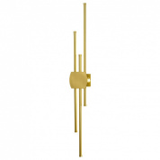 настенный светильник с вертикальной композицией из металлических стержней