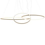 подвесной светильник черного цвета с хрустальными элементами IP40