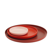 21511101 Trays Vitra Комплект подносов круглых красных (3 шт.)