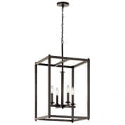 Crosby 31" 4 Light Foyer Pendant Olde Bronze подвесной светильник 43998OZ Kichler