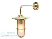 LENA WELL GLASS WALL LIGHT Настенный светильник прямого света ручной работы Mullan Lighting MLWL137ANTBRSCL