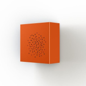 настенный светильник квадратной формы оранжевого цвета