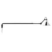 настенный светильник с коническим плафоном хромированного цвета