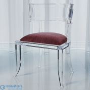 Klismos Acrylic Chair-Sultana Lavender Global Views кресло