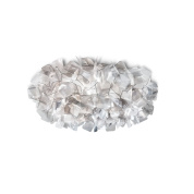 настенный светильник с лепестковым плафоном дымчатый