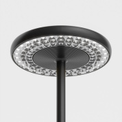 Rotaliana Sol T1 TL LED настольная лампа с диммером матовый чёрный; полированный хром 1SOT100362EL1