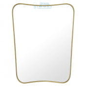 111587 Mirror Vivienne brushed brass finish Eichholtz