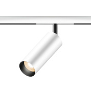 магнитный трековый прожектор белого оттенка с цилиндрическим корпусом