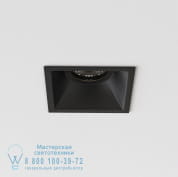 1249039 Minima Slimline Square Fixed Fire-Rated IP65 потолочный светильник для ванной Astro lighting Матовый черный