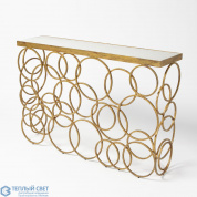 Ring Console-Antique Gold Global Views консольный стол