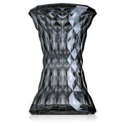 табурет с прозрачным корпусом дымчато-серого цвета