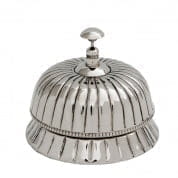 107043 Serving Bell Asprey nickel finish аксессуар Eichholtz