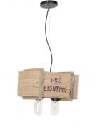 Wooden Case Warehouse Pendant Light подвесной светильник FOS Lighting WoodenCase-HL2