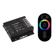 027157 Arlight Контроллер ARL-OVAL-RGB Black (12-24V, 3x10A, ПДУ Овал, RF, RJ45)