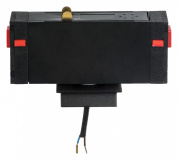 переходник для однофазного трека черного цвета с прямоугольным основанием