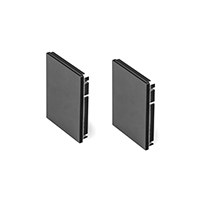 Комплект заглушек для профиля Cap 5470 N Black Led Technology