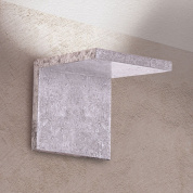 настенный светильник с плоским прямоугольным корпусом и направленным вниз светом