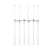 083218/1A Vibia Algorithm подвесной светильник с шестью подвесами линейной формы