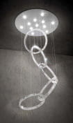Olympia 30 Single Pendant Lamp Nickel подвесной светильник Marchetti 057.042.01.03