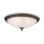 потолочный светильник бронзовый куполообразный