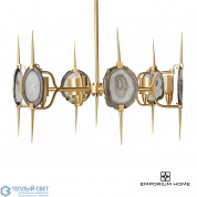Eclipse Agate Chandelier-Satin Brass Global Views люстра