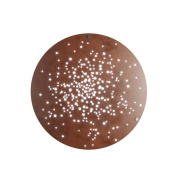 настенный светильник с коричневым перфорированным плафоном IP40