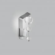 Metal Lux Bolero AP настенный светильник с тремя стеклянными плафонами хром; прозрачный 251.111.01