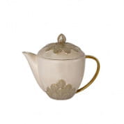 Peacock caramel & gold teapot чайник, Villari