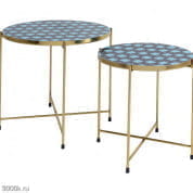 86273 Приставной столик Priya Blue (2 шт./компл.) Kare Design