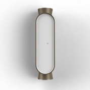 уличный настенный светильник цилиндрической формы с бронзовым корпусом