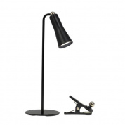 4in1 table lamp re-chargeable Dyberg Larsen настольная лампа черная 9111
