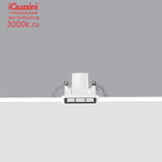 QD59 Laser Blade XS iGuzzini Recessed Frame section 3 LEDs - remote Driver - Wall Washer Longitudinal Glare Control