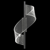 накладной светильник с изогнутым металлическим рассеивателем