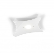 Metal Lux Manta PL 1L прямоугольный потолочный светильник глянцевый белый 264.301.02