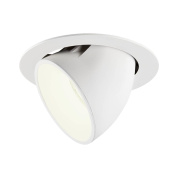 1006081 SLV NUMINOS® GIMBLE XL DL светильник встраиваемый 1050мА 37.4Вт с LED 4000K, 3800лм, 55°, белый