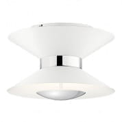 Kordan 3000K LED 1 Light Semi Flush Matte White потолочный светильник 84132MWH Kichler